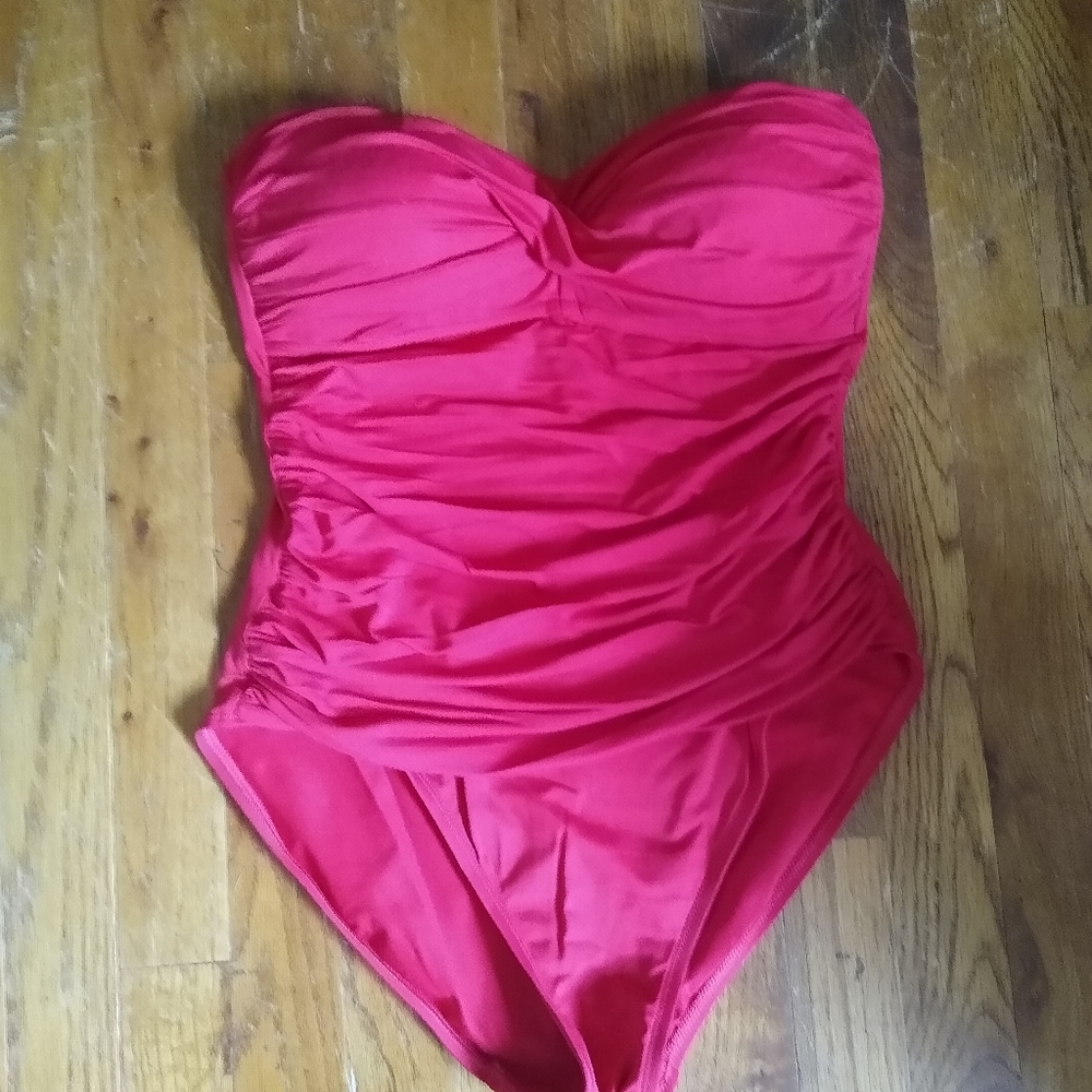 La blanca red swimsuit
